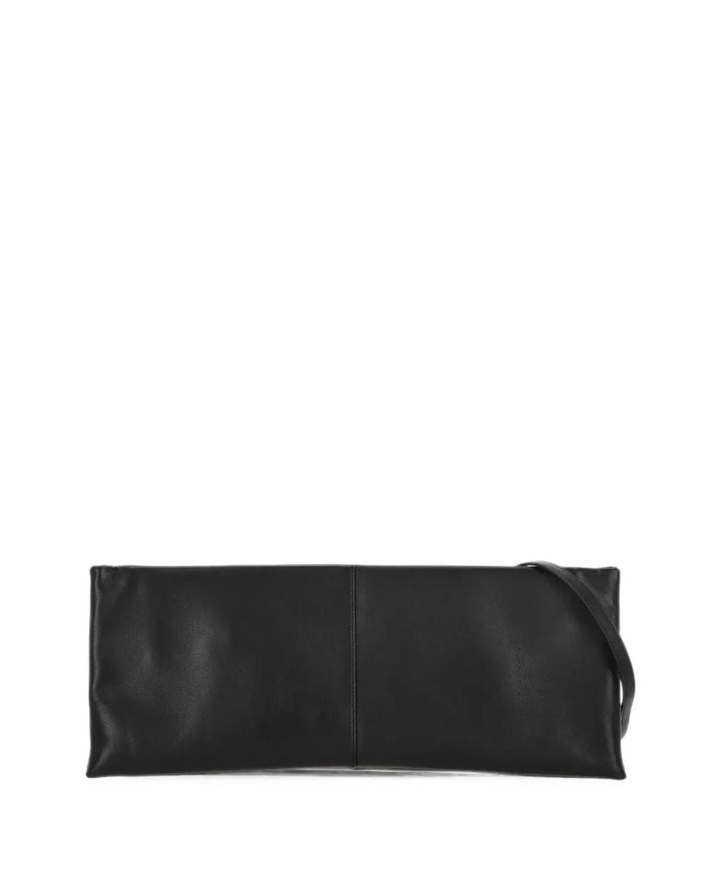 Carven Black Pochette Louise En Cuir