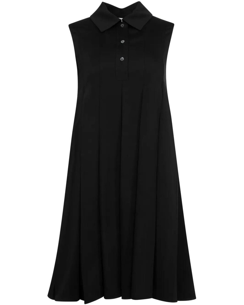 Loewe Trapeze Midi-Jurk in het Black