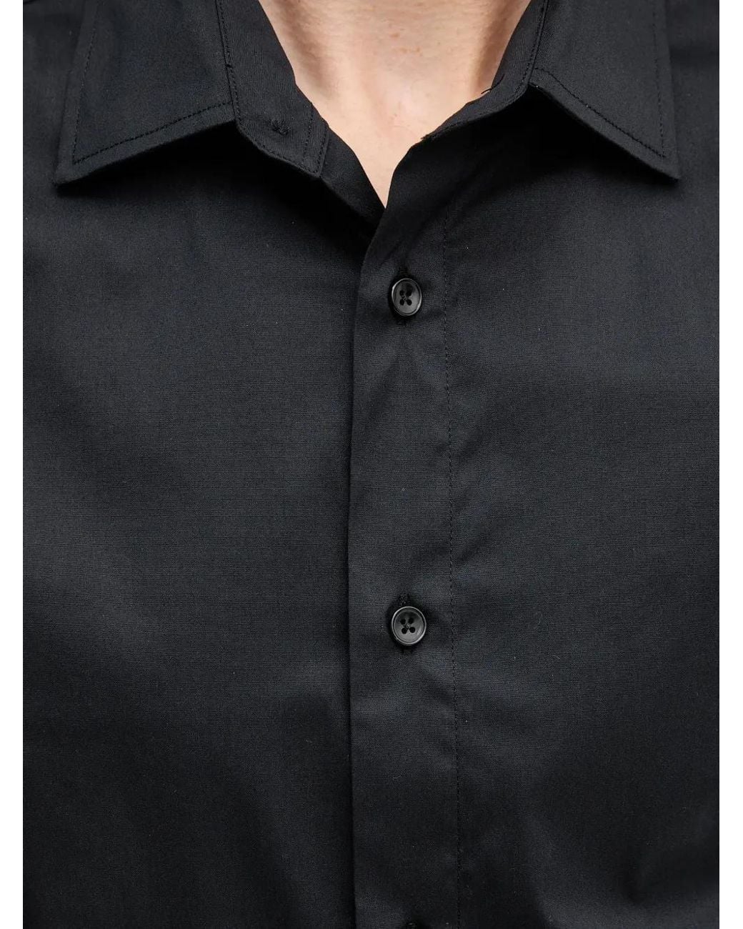 Mos Mosh Black Mmgmanny Button-Up Shirt for men