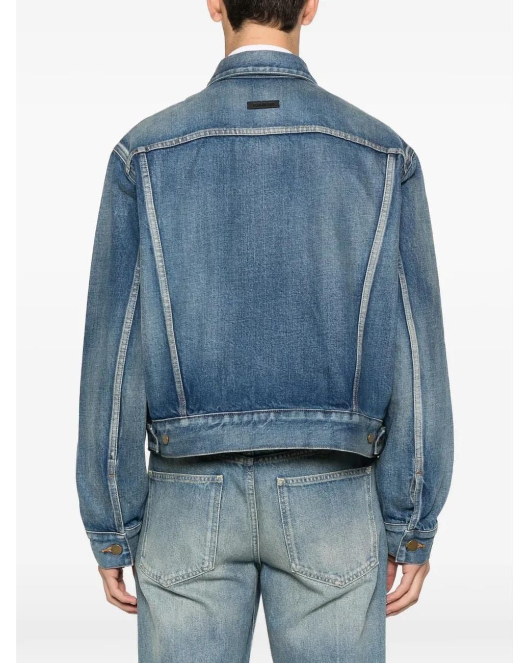 Fear Of God Blue Denim Trucker Jacket for men