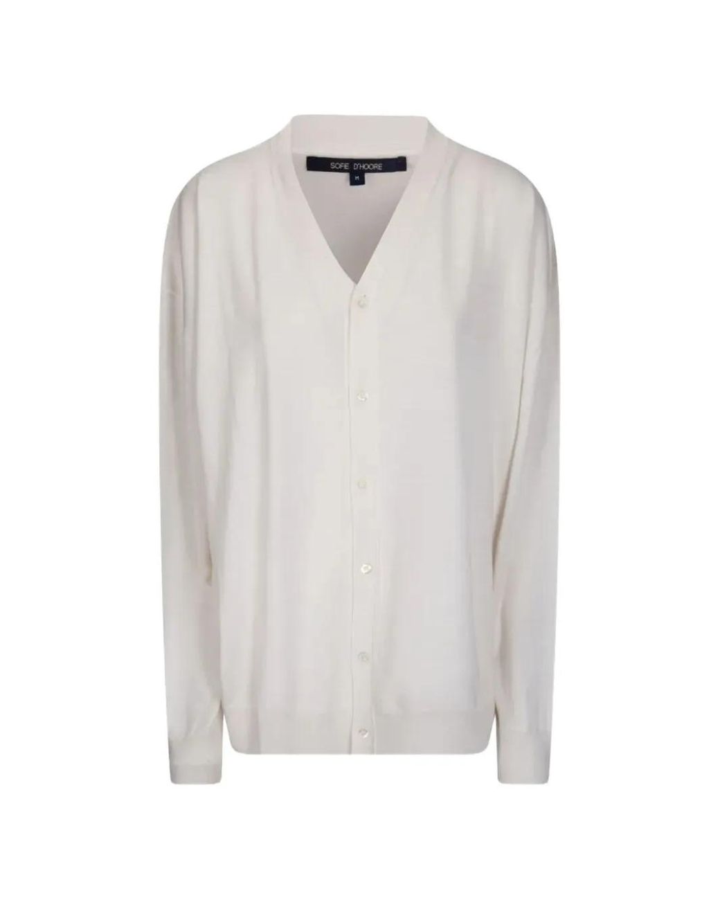 Sofie D'Hoore White Marvel V-Neck Cardigan