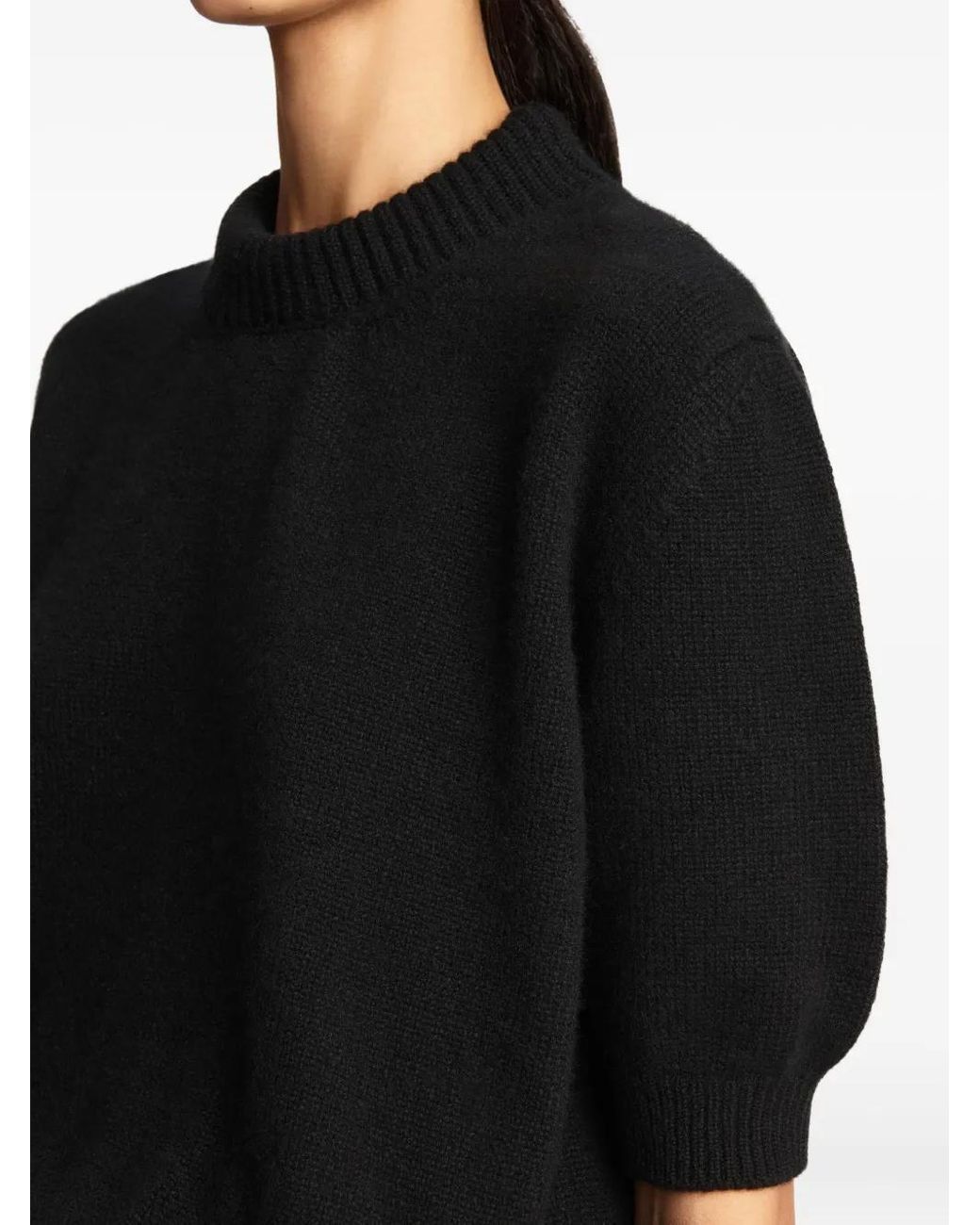 Khaite Black Davin Jumper