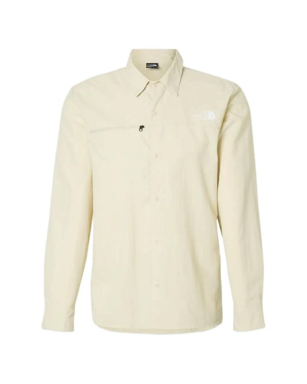 The North Face White Packable Long-Sleeved Shirt for men