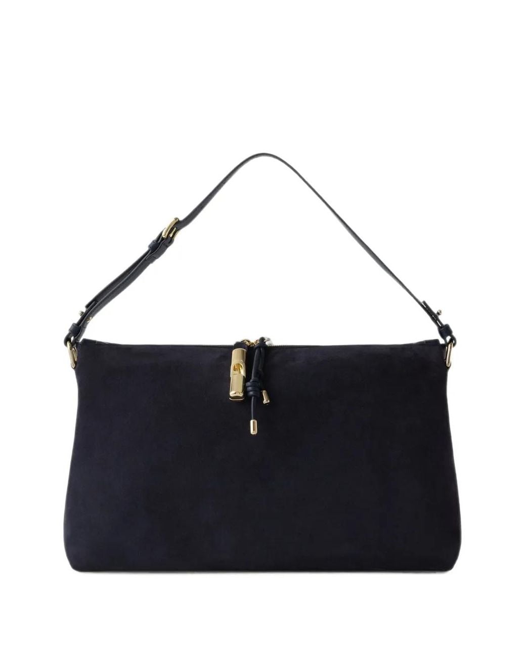 Furla Blue Debby Shoulder Bag M