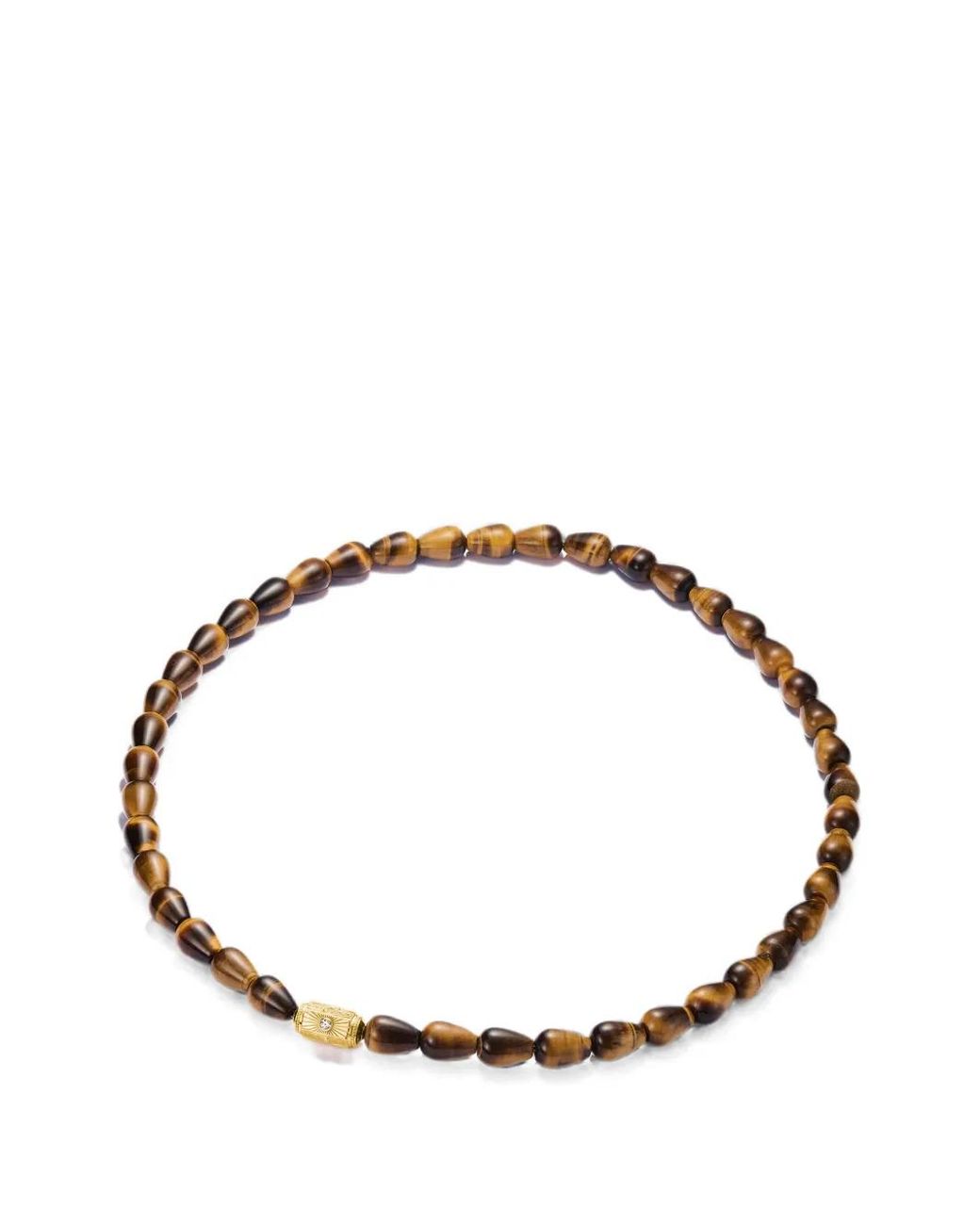 Thomas Sabo Metallic Elyndra Halskette Mit Tigerauge