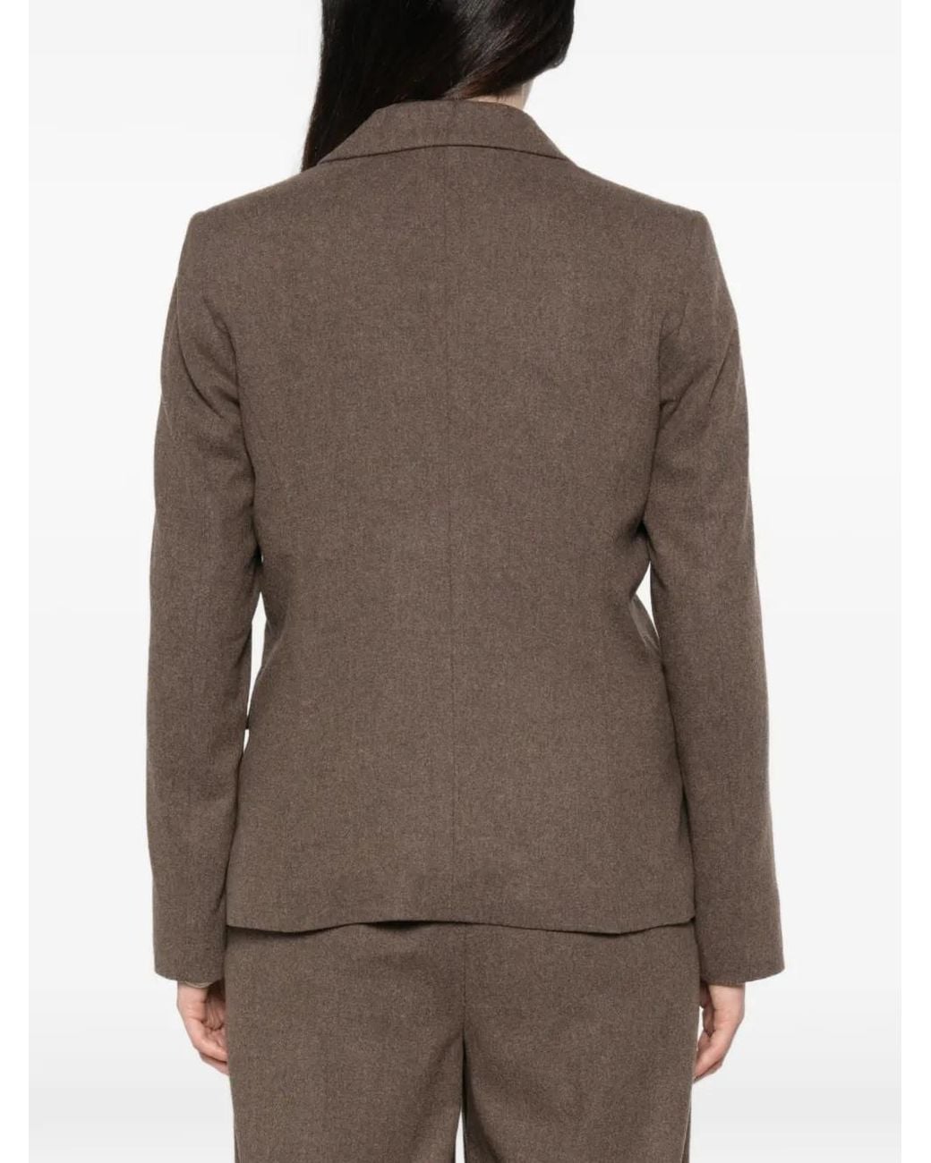 Emme Brown Emmastro Single-Breasted Blazer
