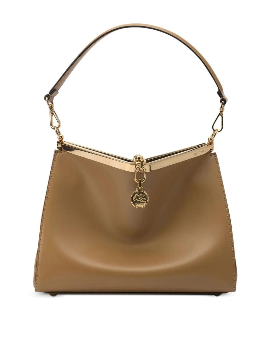 Etro Brown Medium Vela Shoulder Bag