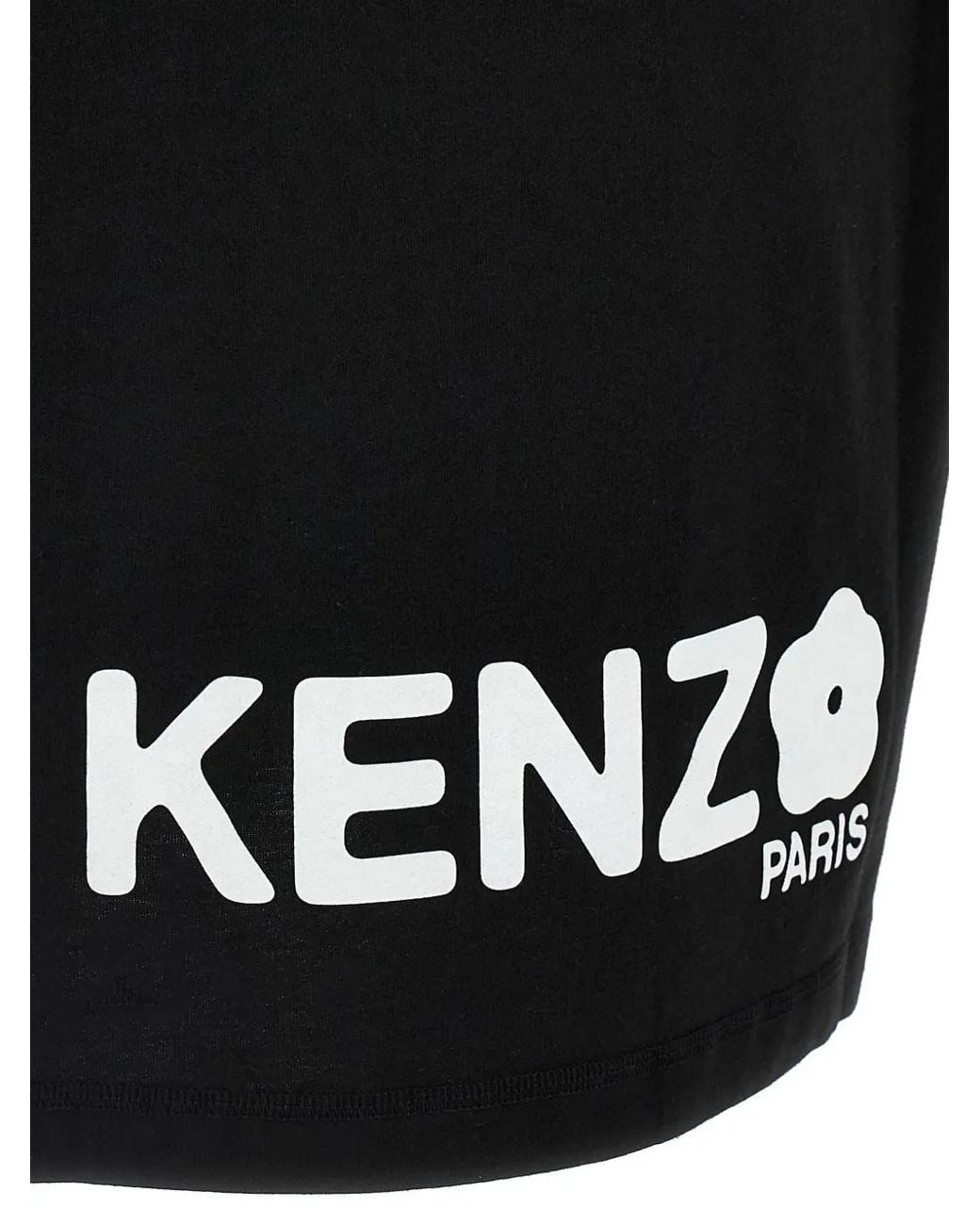 KENZO Black 'Boke Flower 2.0' Dress