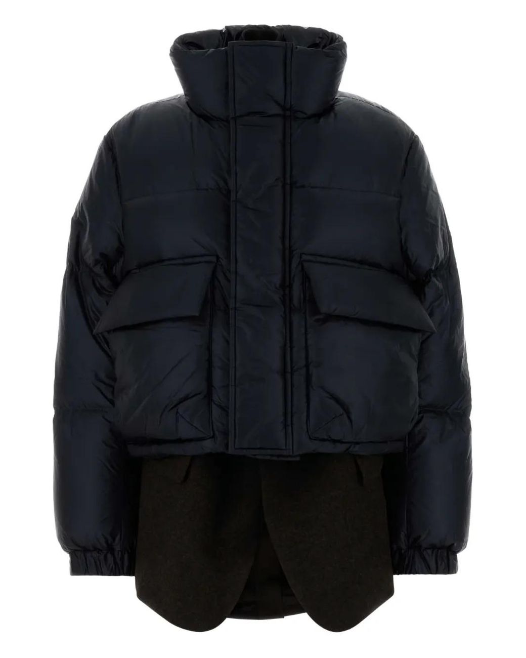 Sacai Blue Nylon Down Jacket