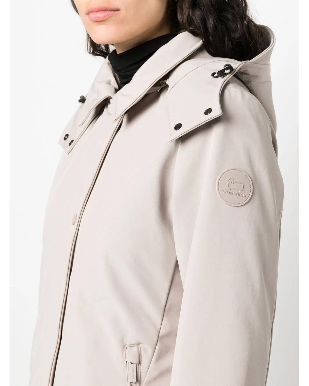 Woolrich Natural Firth Hooded Parka Coat