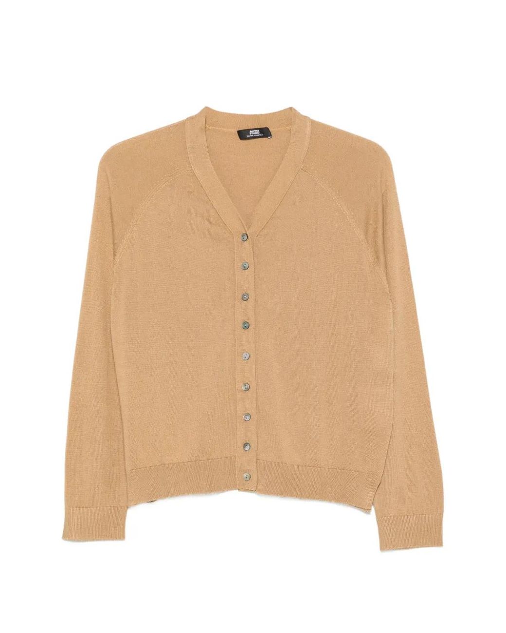 Alpha Studio Natural Cardigan À Col V