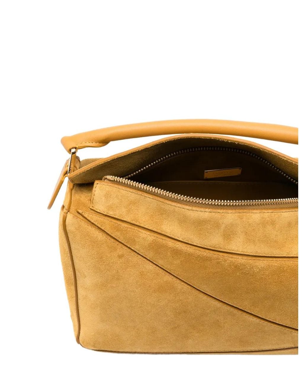 Loewe Natural Cabas Puzzle S En Daim