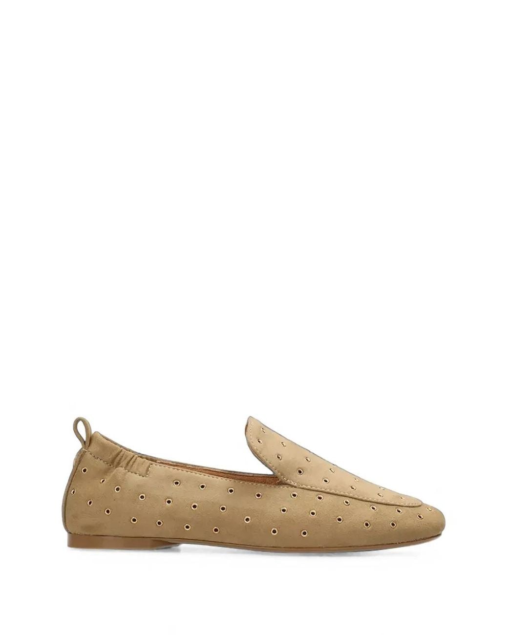 Mexx Natural Eyelet-Embellished Slip-On Loafers