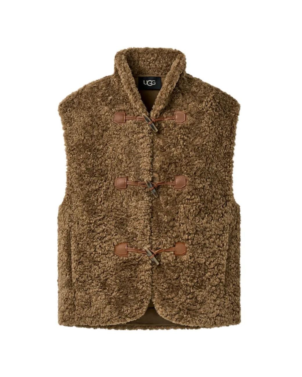 Ugg Brown Niah Toggle Vest
