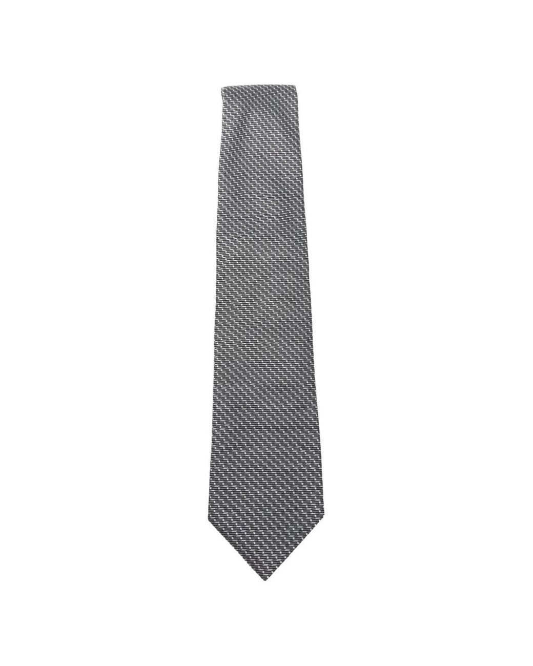Boss White Patterned Tie for men