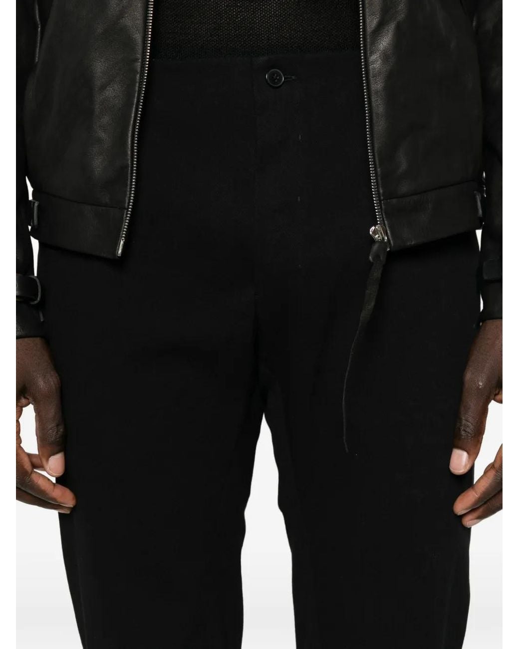 Ma+ Straight Broek in het Black voor heren