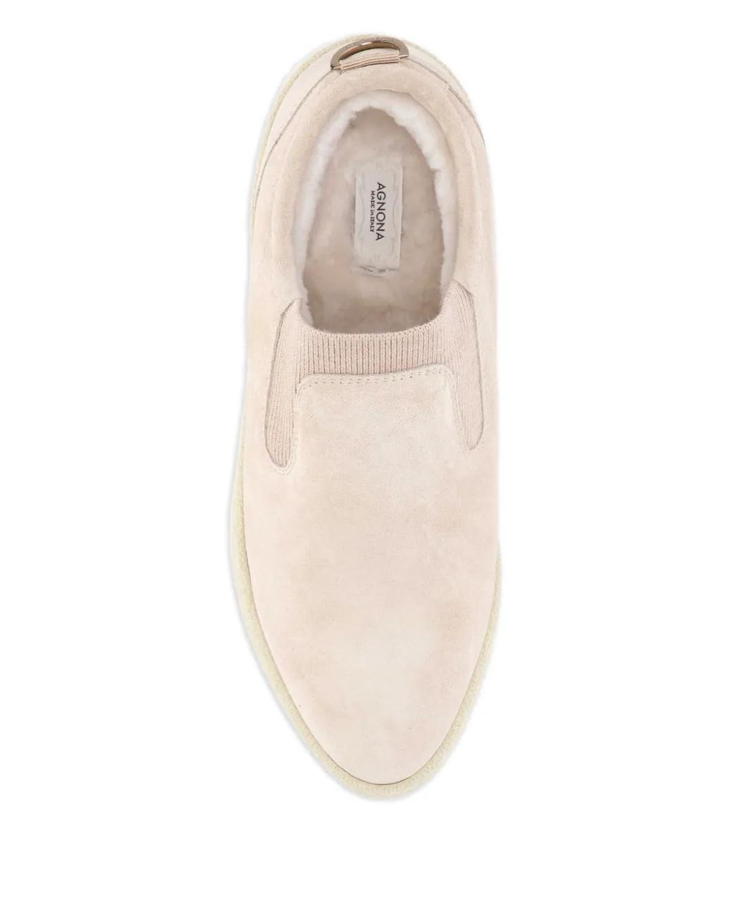 Agnona Natural Platform Sneakers
