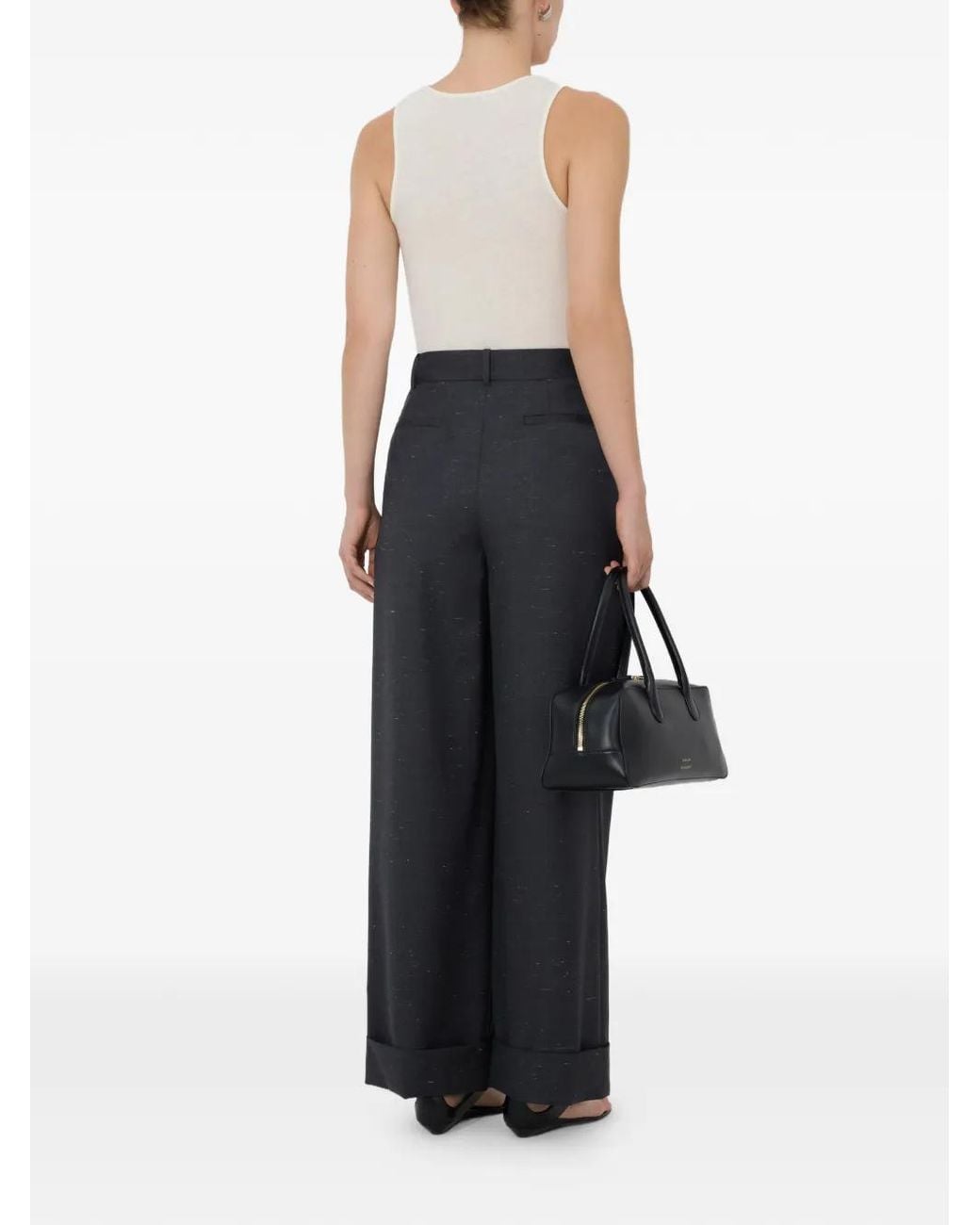 Loulou de Saison Gray Pleated Trousers
