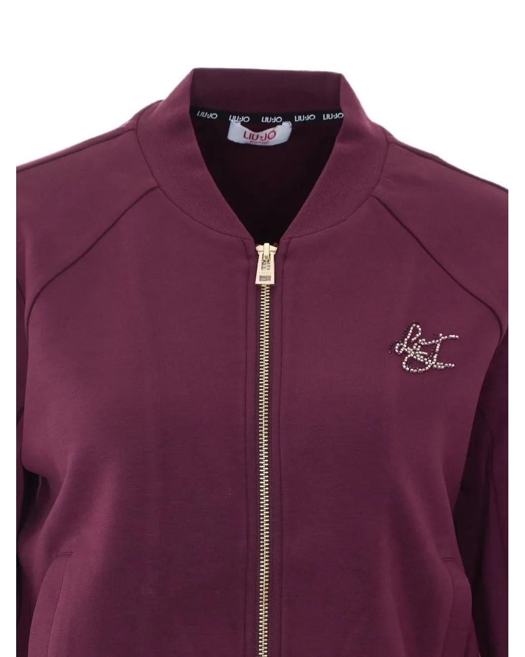 Liu Jo Purple Cotton Elastane Sweater