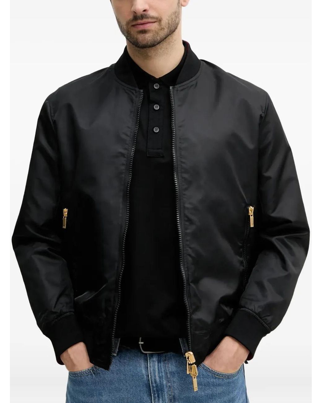 ジャケット・アウター ARMANI EXCHANGE REVERSIBLE BOMBERJACKET ARMANI EXCHANGE Embroidered-Snake Reversible Bomber Jacket in