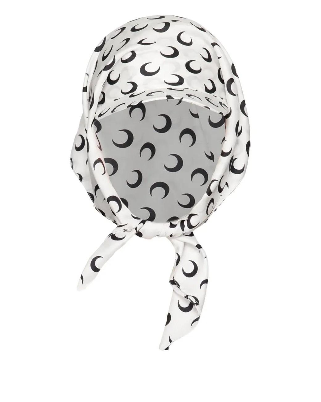 MARINE SERRE White Schal Mit Moon-Muster