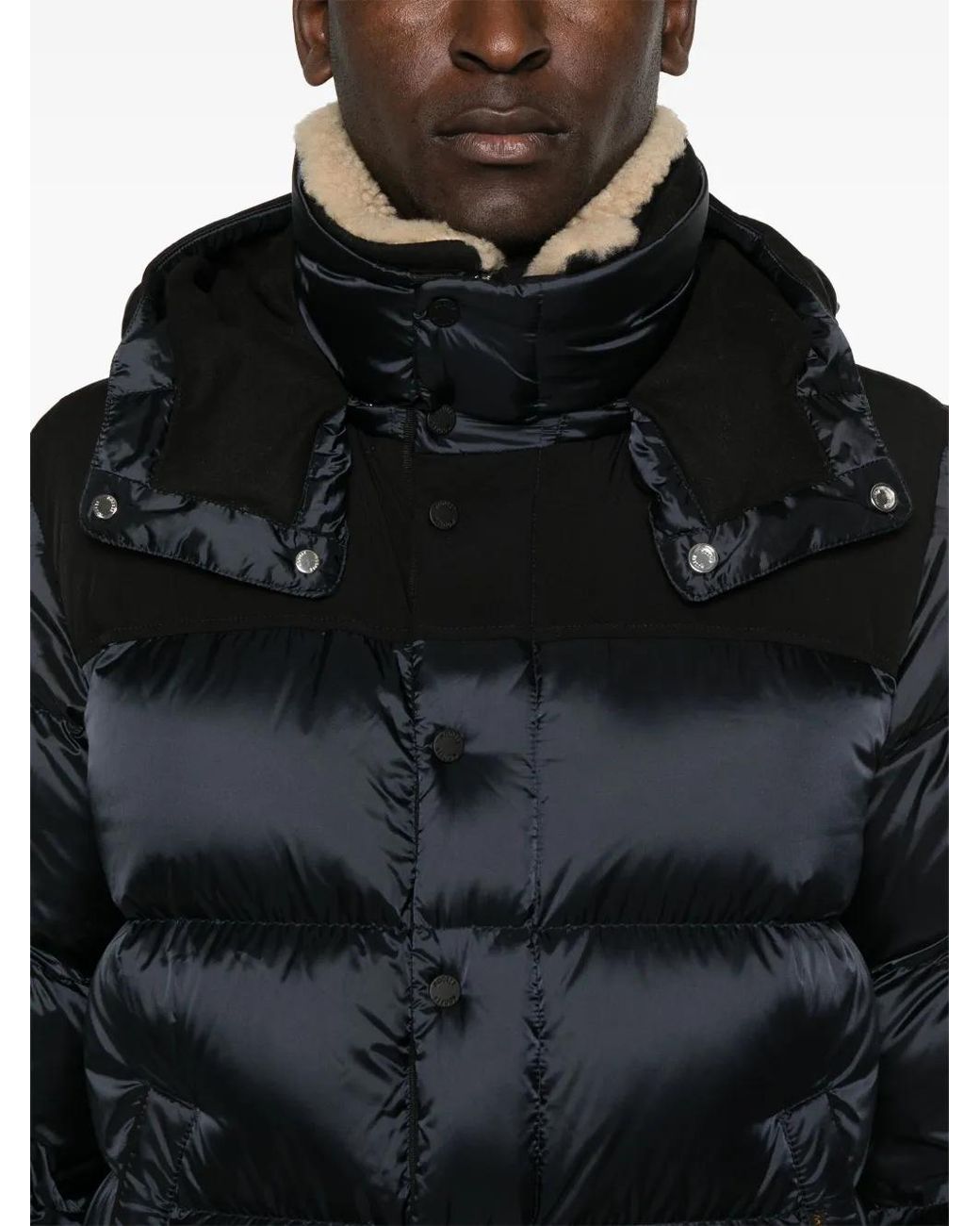 Moorer Black Jake-Shk Padded Jacket for men