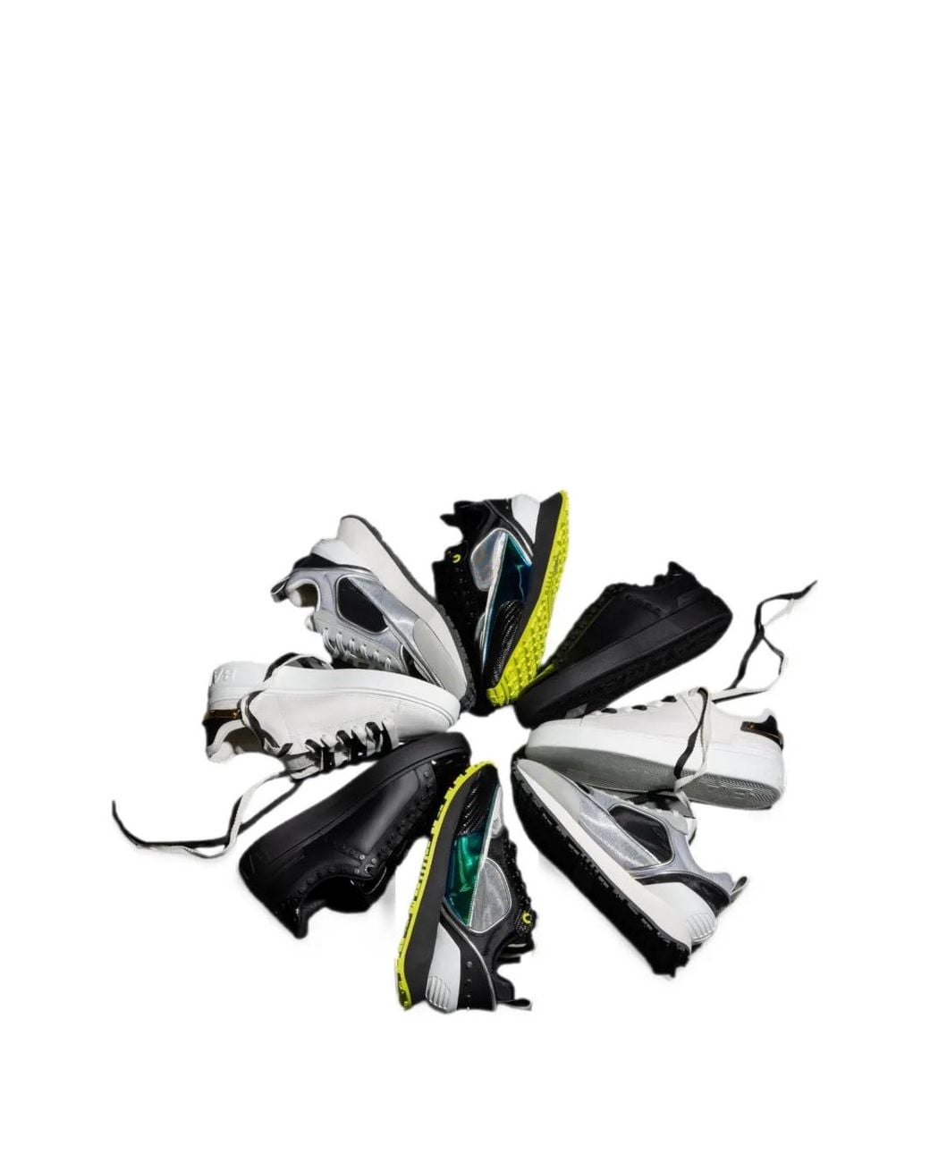 Balmain White Racer Sneakers for men