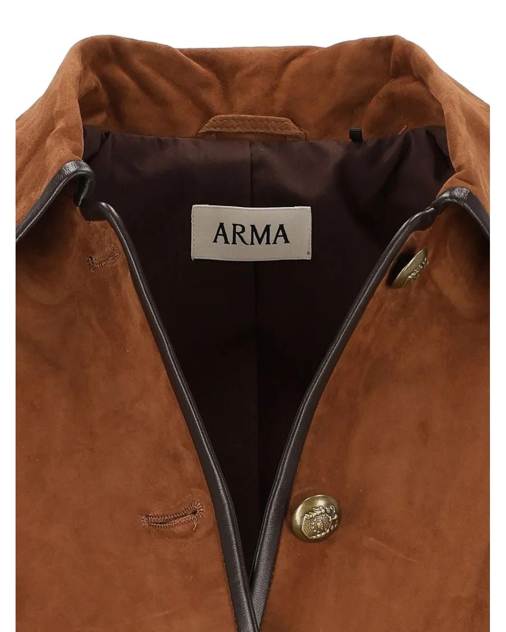 Arma Brown Yasmine Suede Jacket