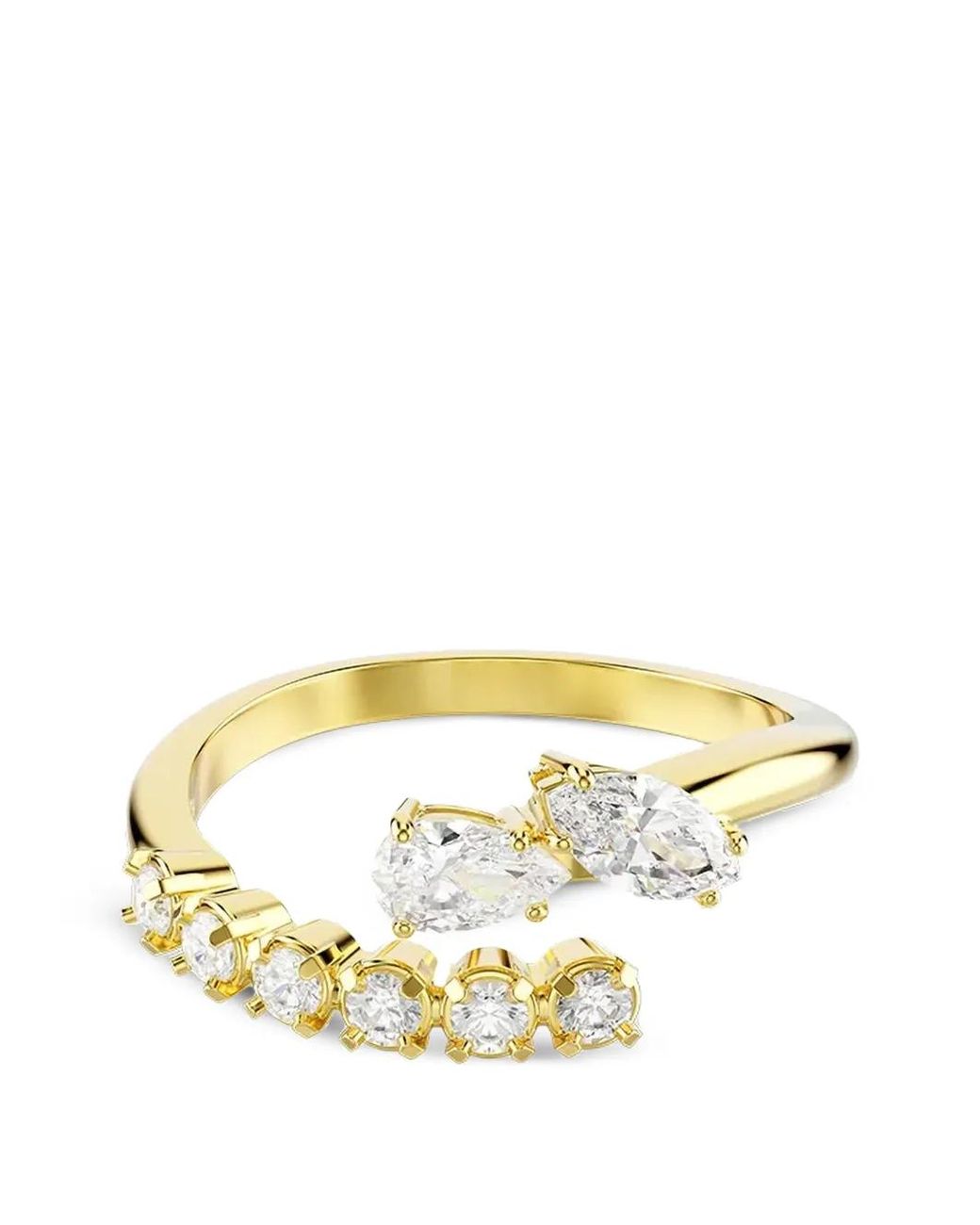 Swarovski Metallic Gewickelter Mesmera Ring