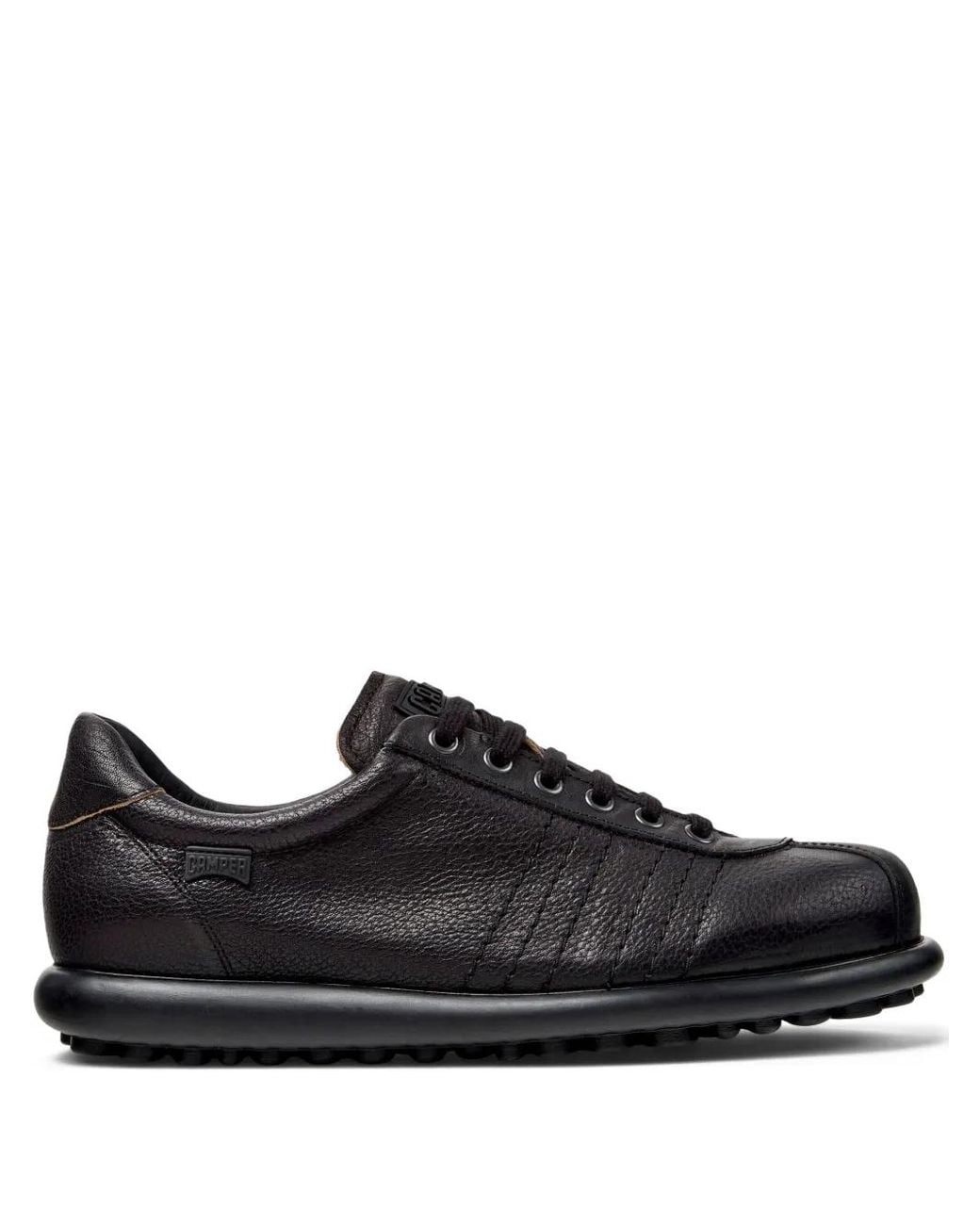 Camper Black Pelotas Leather Sneakers for men