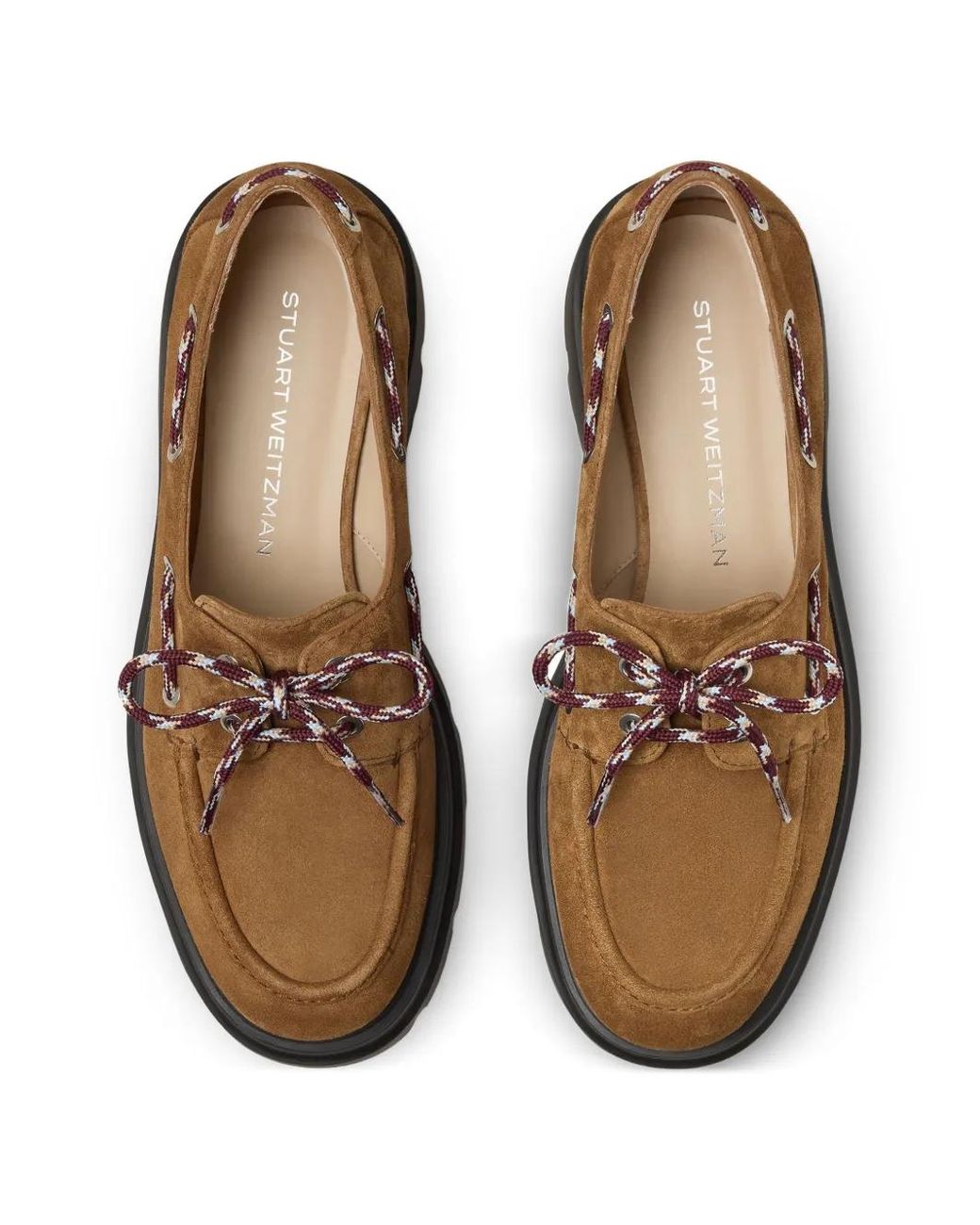 Stuart Weitzman Brown Hudson Loafers