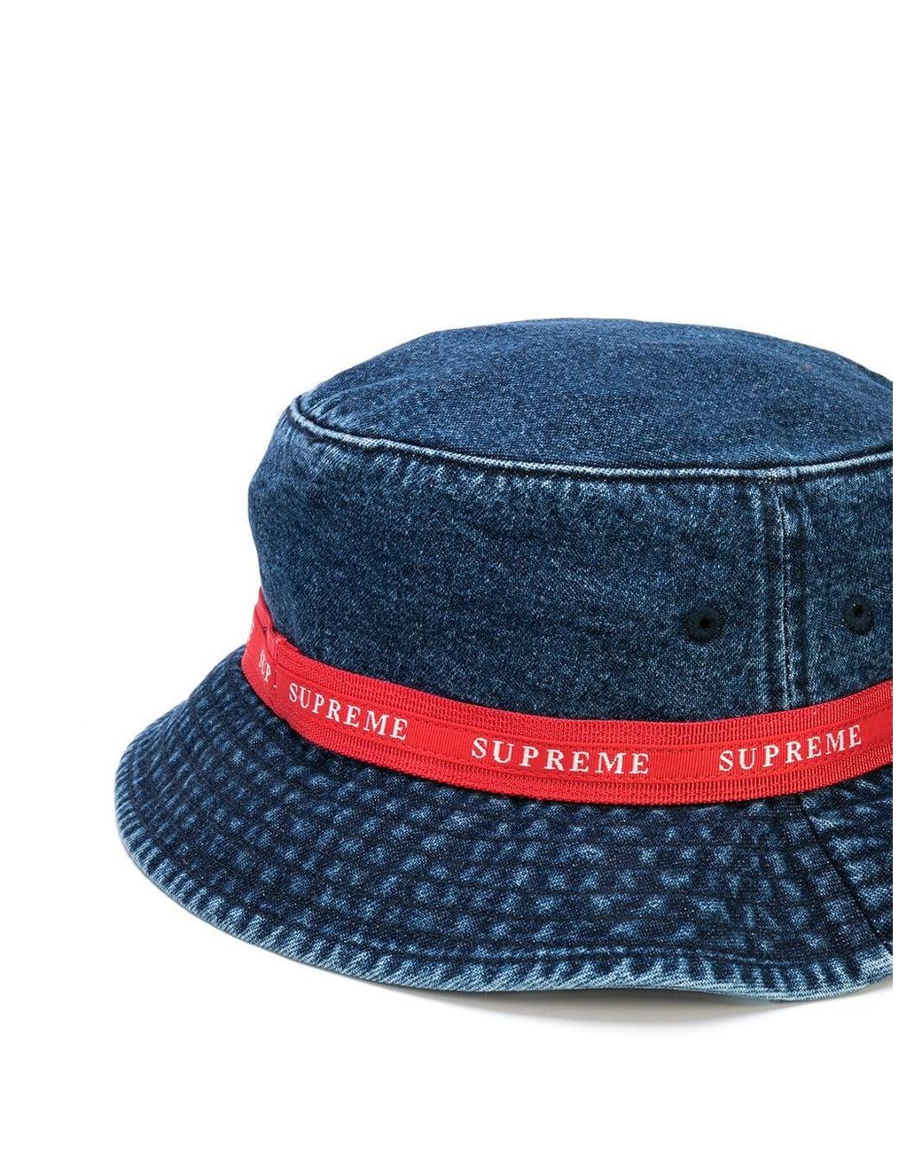 Supreme bucket cheap hat blue