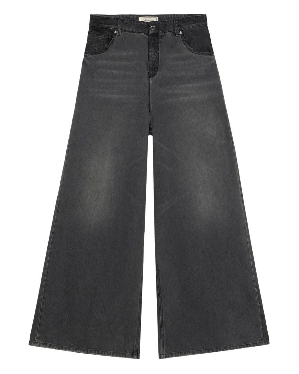 Vaqueros Anchos Blumarine de color Gray