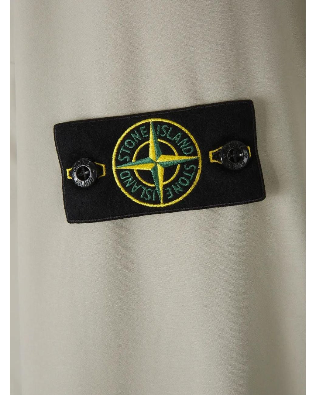 Stone Island Gray Zip Jacket for men
