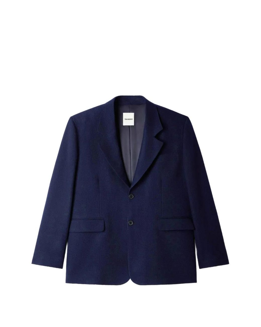 Sandro Blue Button Jacket for men