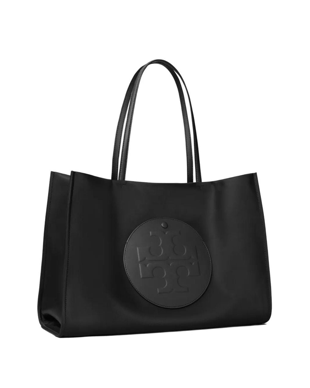 Tory Burch Black Ella Large Nylon Tote