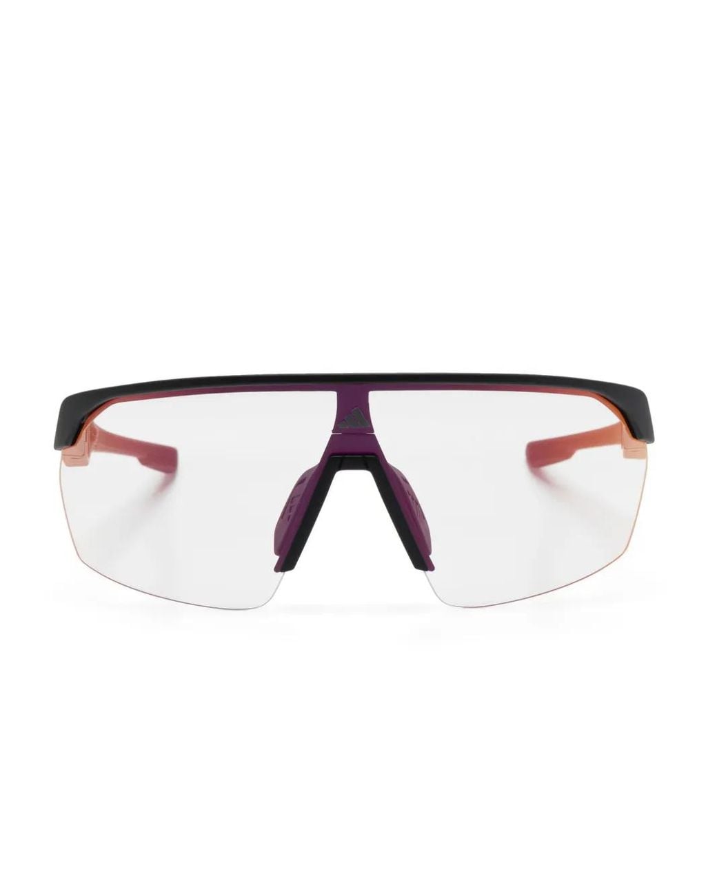 Adidas Black Shield-Frame Sunglasses