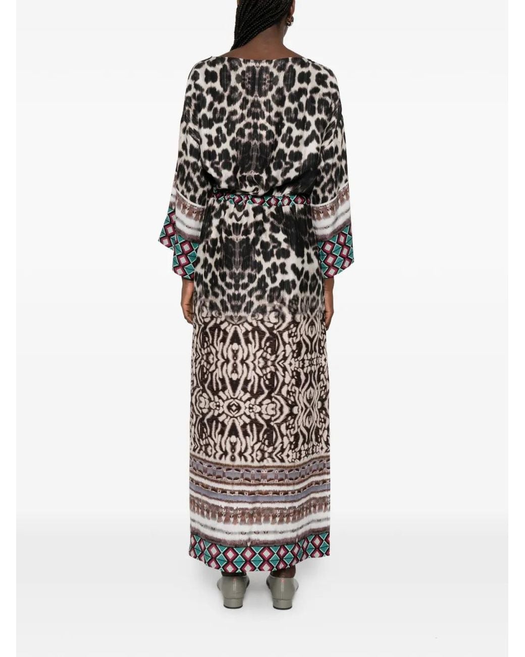 Pierre Louis Mascia White Tetris Printed Tie Dress