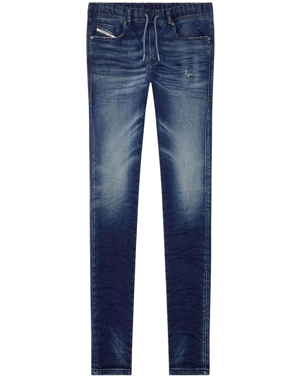 DIESEL Blue E-Spender 068Fq Slim-Cut Jeans for men