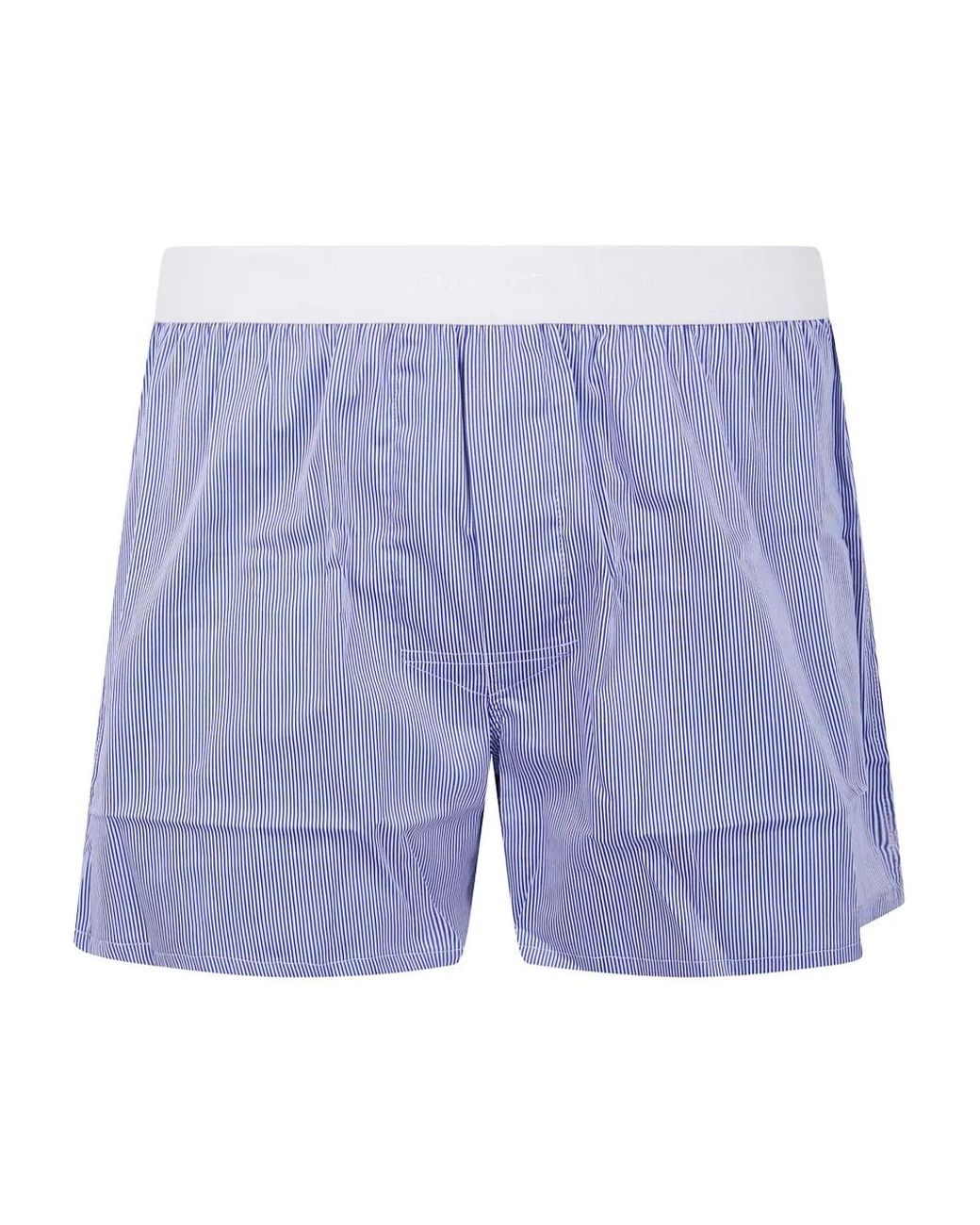Bóxer A Rayas Tom Ford de hombre de color Blue
