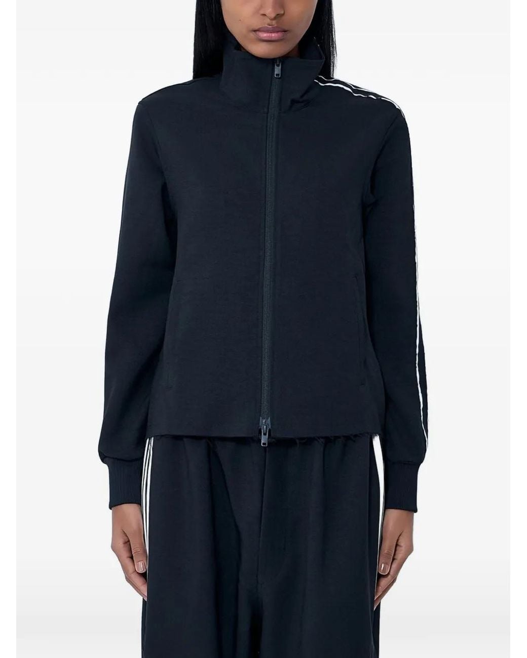 Y-3 Black Logo Zipped Sweatshirt