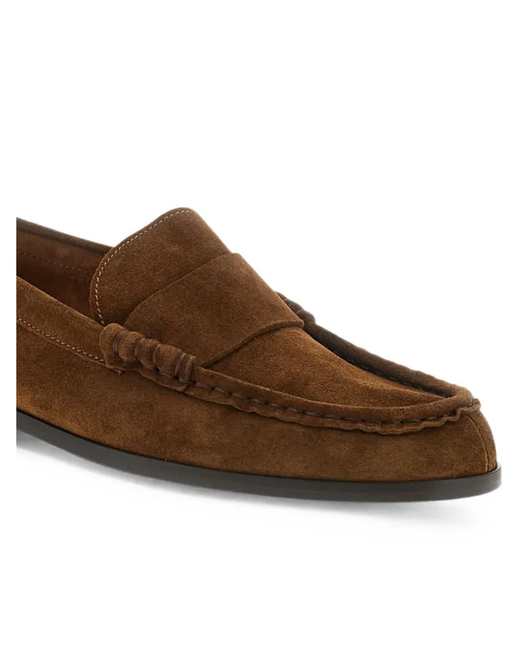 Common Projects Brown Suede Penny Loafers for men