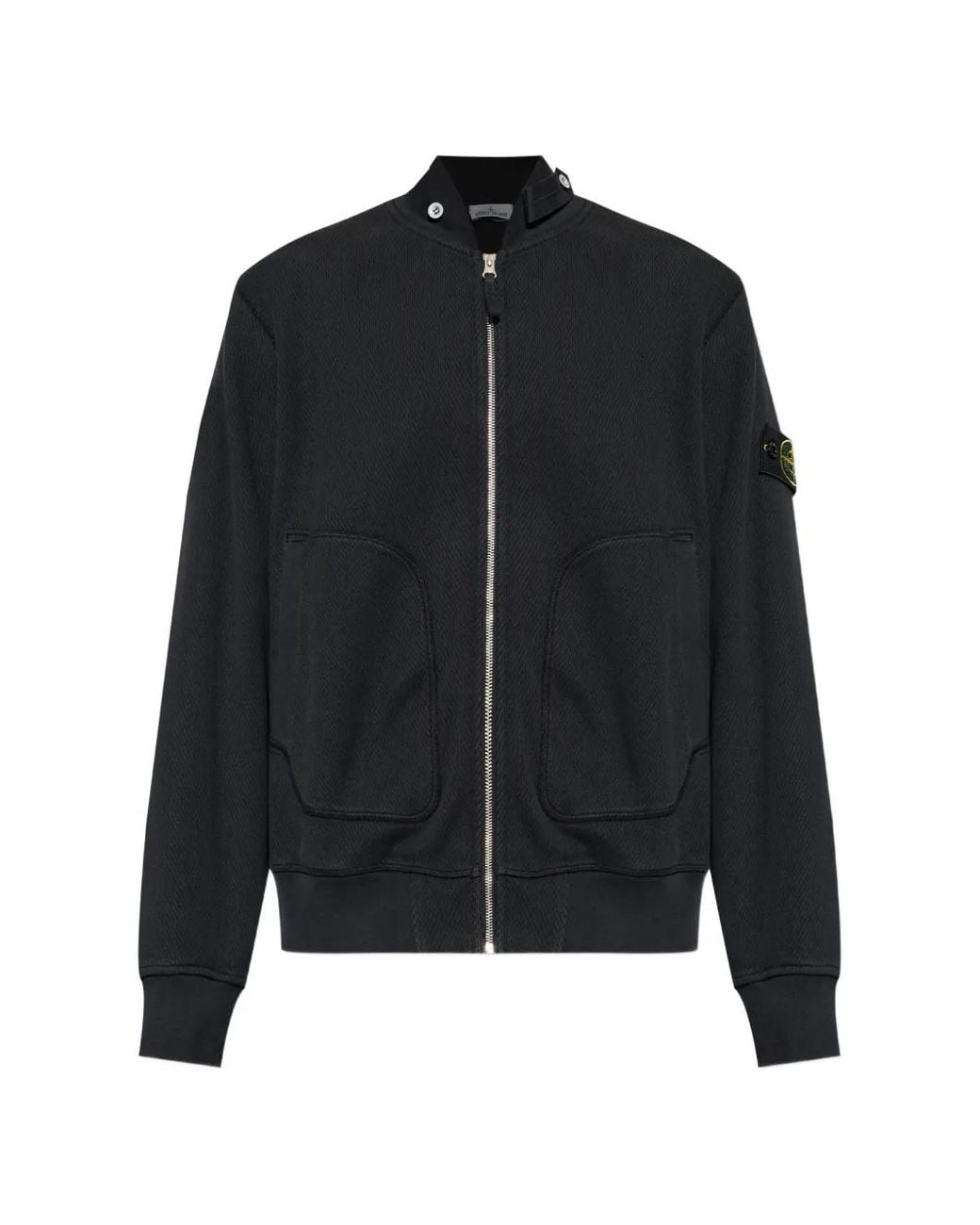 Stone Island Black Zip-Throughs for men