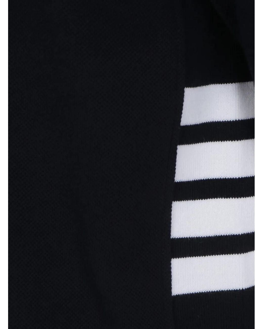 Thom Browne Black Cotton T-Shirt for men