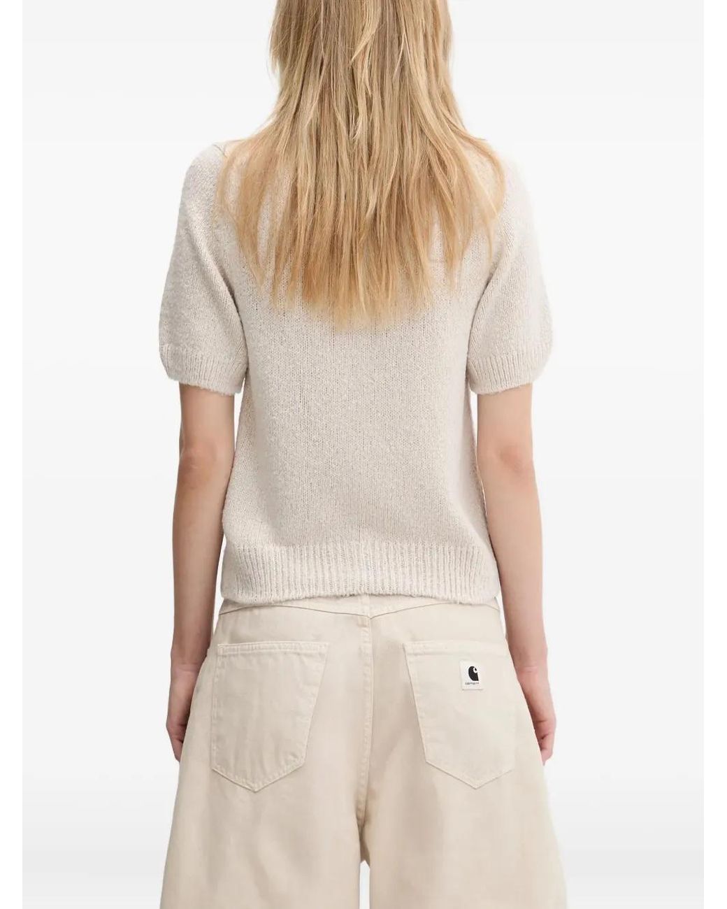 Our Legacy Natural Puff-Sleeve Button Cardigan