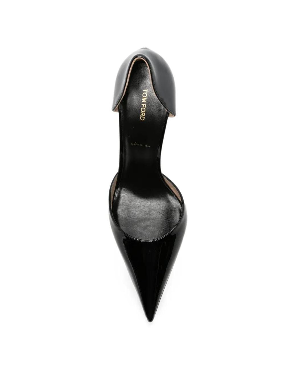 Tom Ford Black Patent-Finish D'Orsay Pumps