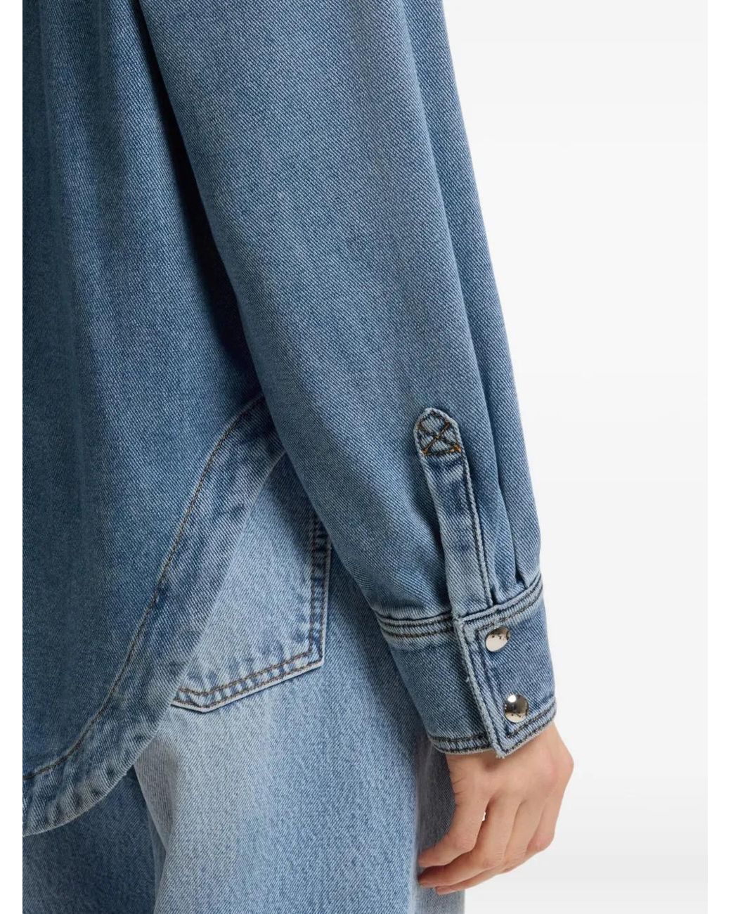 Camisa con botones HUGO de color Blue