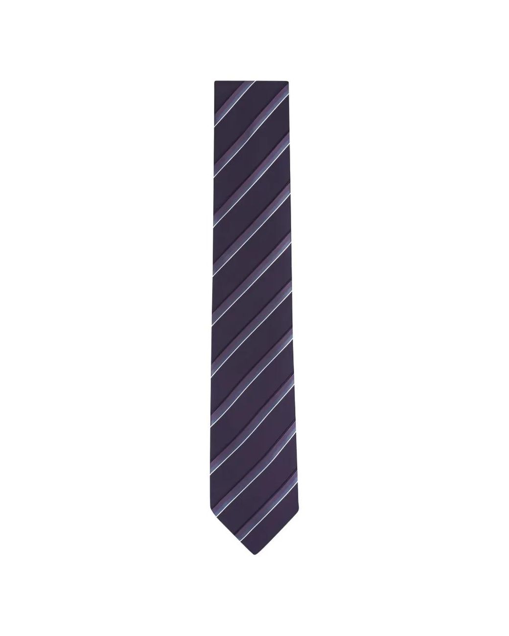 Canali Blue Striped Silk Tie for men