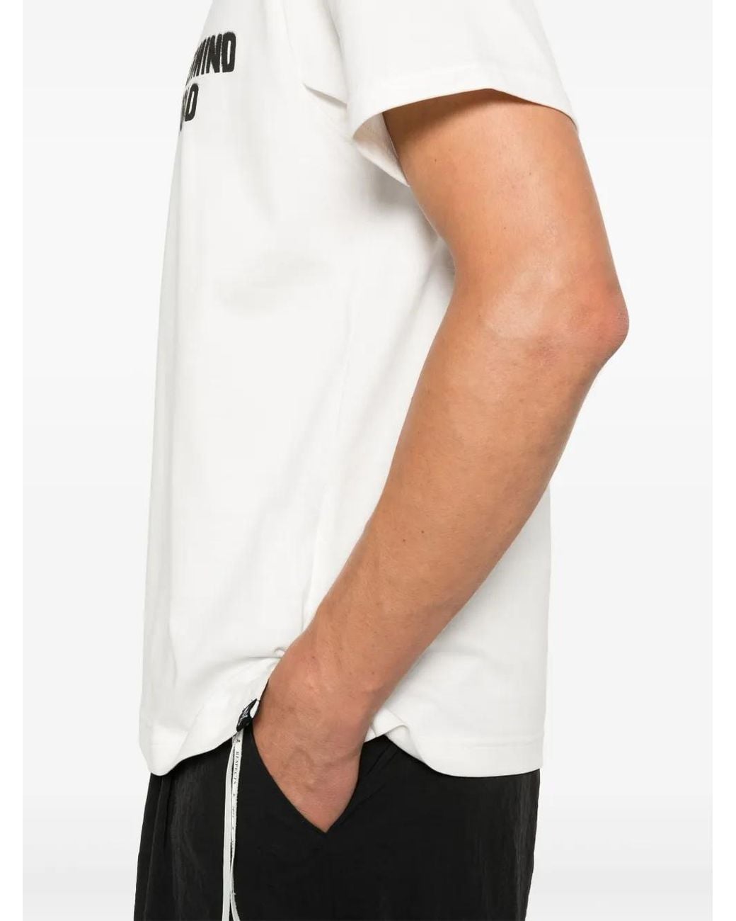 MASTERMIND WORLD White Logo-Print T-Shirt for men