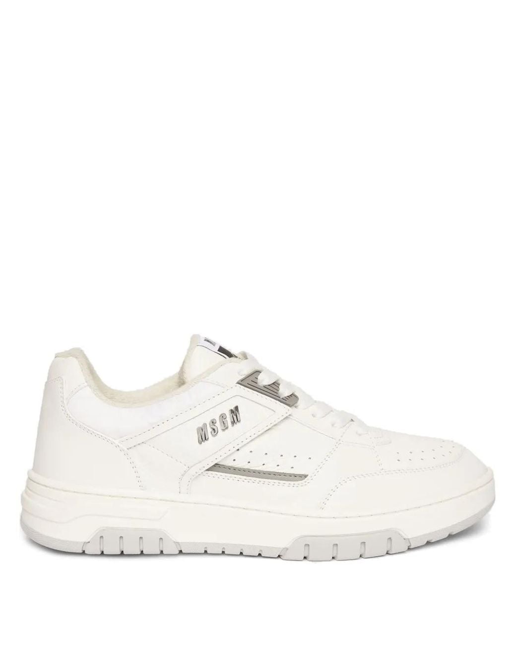MSGM Sneakers Met Logoprint in het White voor heren